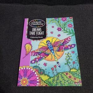 3/$15 cra-Z-art timeless creations dreams take flight adult coloring book